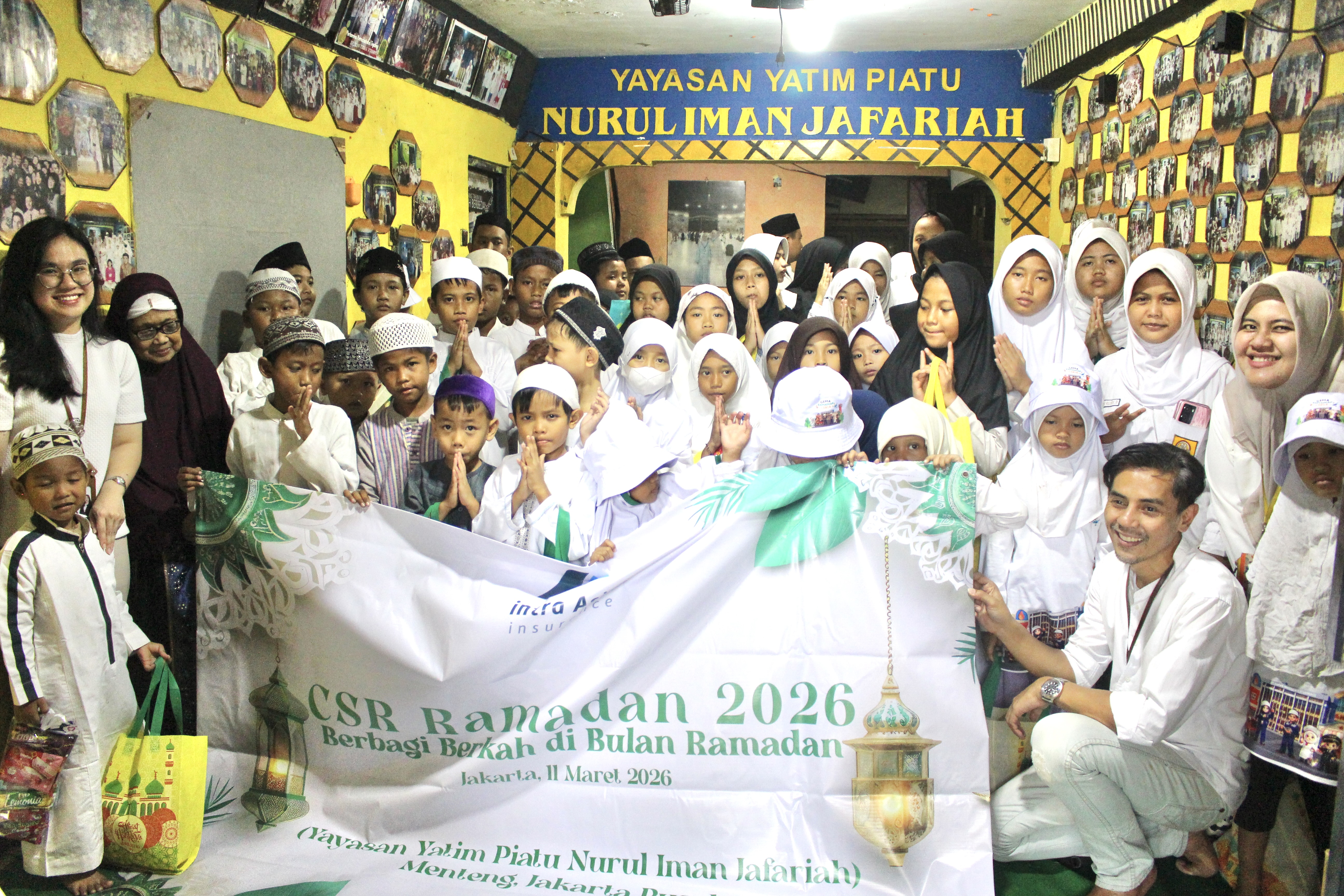 Berbagi Berkah Ramadan, Intra Asia Salurkan ke Yayasan Yatim Piatu Nurul Iman Jafariah